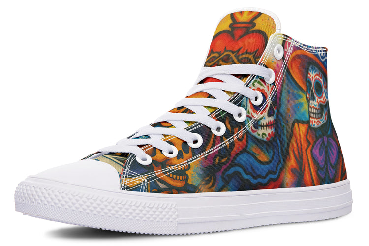Cultura Art De La Calle High Tops ( Black or White Sole )