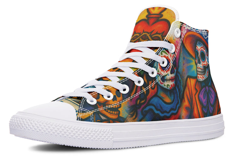 Cultura Art De La Calle High Tops ( Black or White Sole )