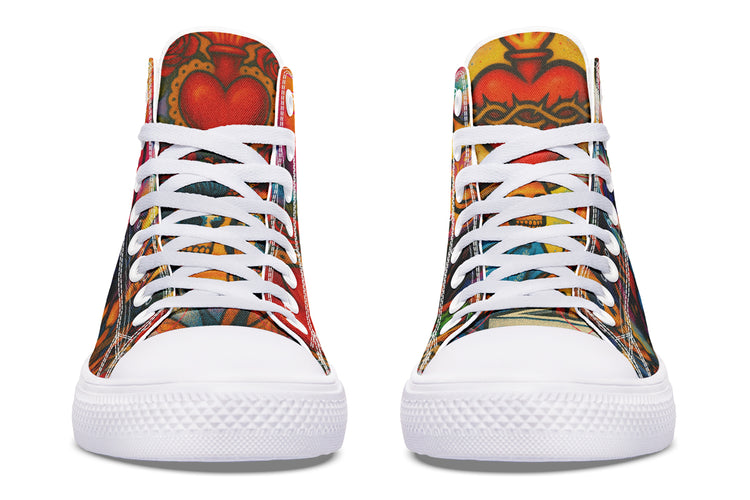 Cultura Art De La Calle High Tops ( Black or White Sole )