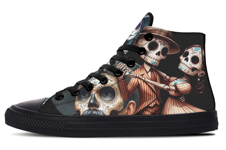 Diadelos Muertos Chica High Tops ( Black or White Sole )