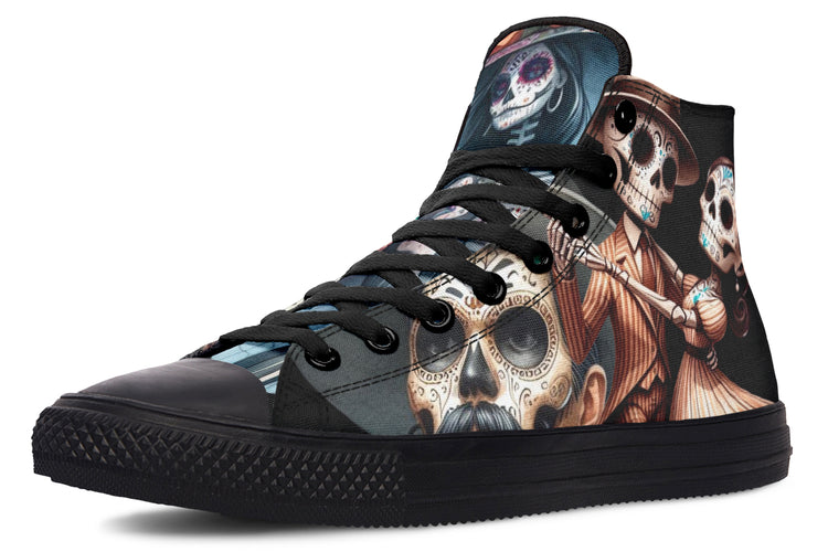 Diadelos Muertos Chica High Tops ( Black or White Sole )