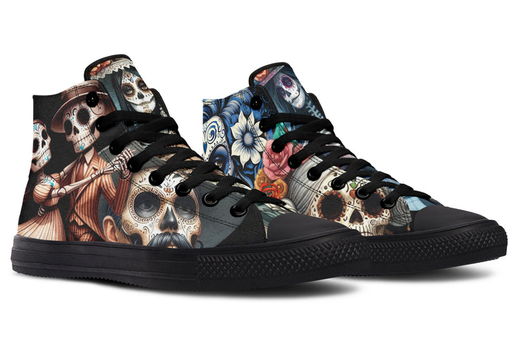 Diadelos Muertos Chica High Tops ( Black or White Sole )