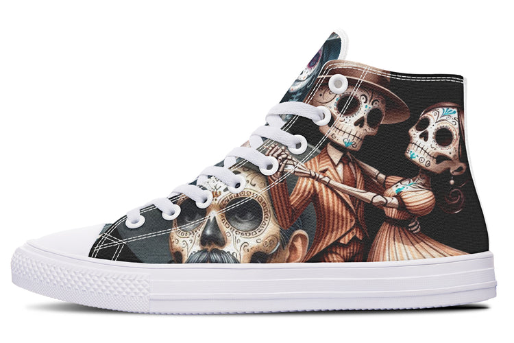 Diadelos Muertos Chica High Tops ( Black or White Sole )