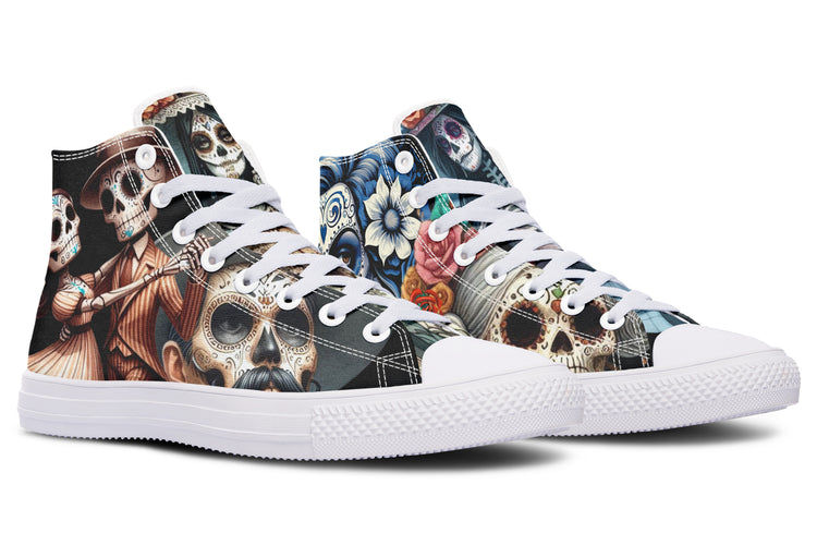 Diadelos Muertos Chica High Tops ( Black or White Sole )