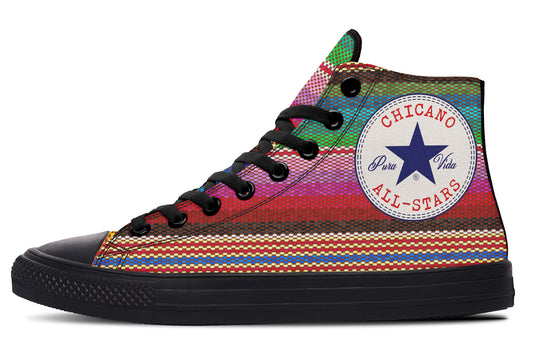 Digital Serape High Tops ( Black or White Sole )