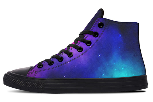 Galaxy High Tops ( Black or White Sole )