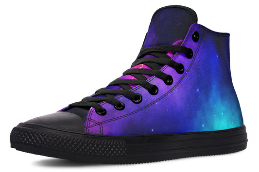 Galaxy High Tops ( Black or White Sole )