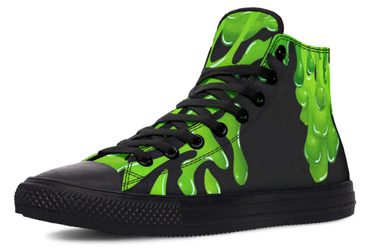 Green SLime High Tops ( Black or White Sole )