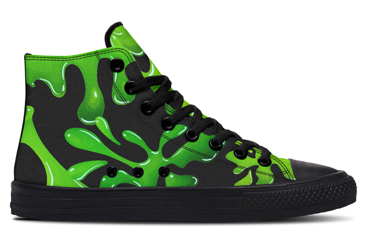 Green SLime High Tops ( Black or White Sole )