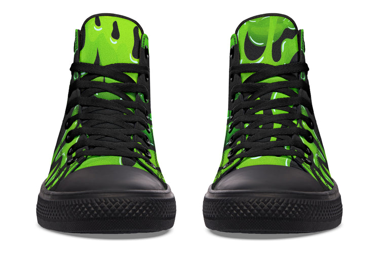 Green SLime High Tops ( Black or White Sole )