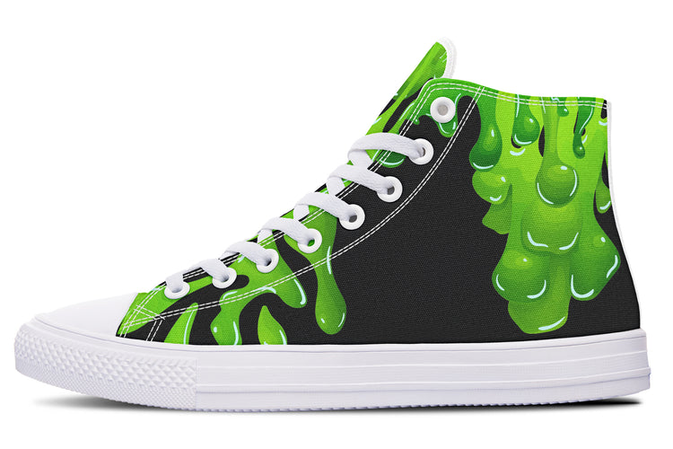 Green SLime High Tops ( Black or White Sole )