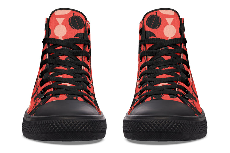 Halloween High Tops ( Black or White Sole )