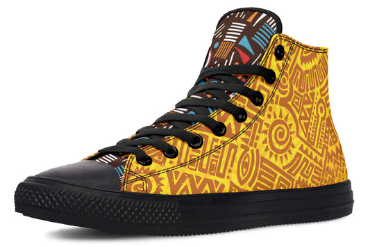 OG Azteca High Tops ( Black or White Sole )
