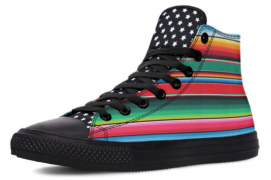 OG Cross Cultura High Tops Star Tongue ( Black or White Sole )