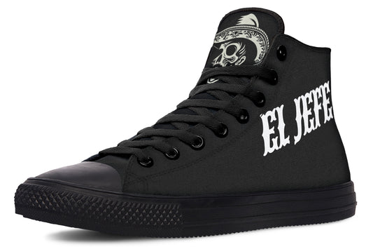 OG El Jefe Onyx High Tops ( Black or White Sole )