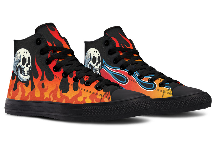 Hot Rod High Tops ( Black or White Sole )