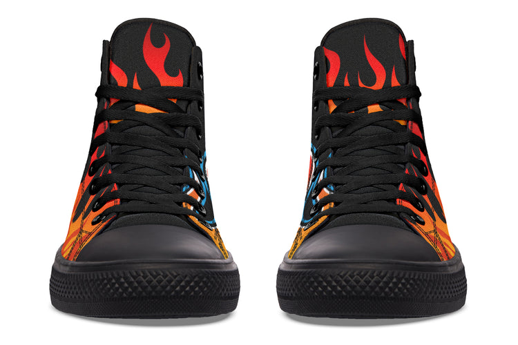 Hot Rod High Tops ( Black or White Sole )