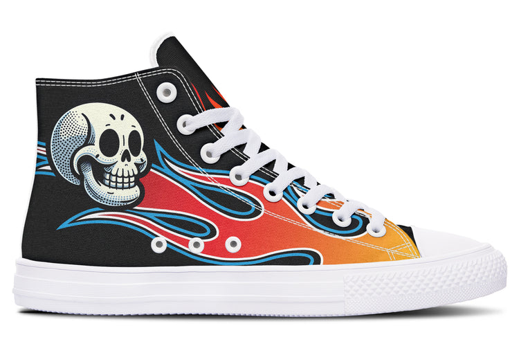 Hot Rod High Tops ( Black or White Sole )