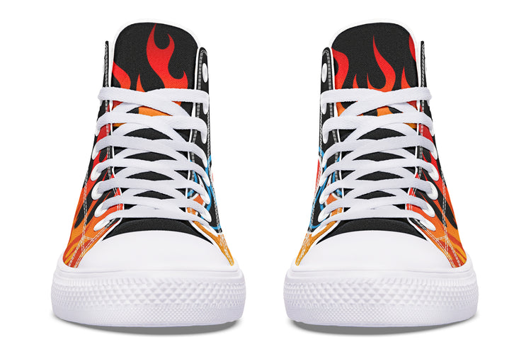 Hot Rod High Tops ( Black or White Sole )