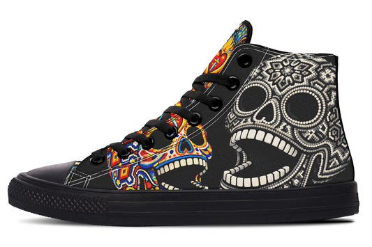 Huichol High Tops ( Black or White Sole )