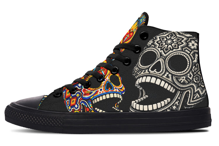 Huichol High Tops ( Black or White Sole )