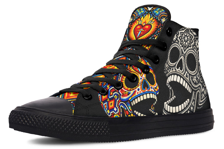 Huichol High Tops ( Black or White Sole )