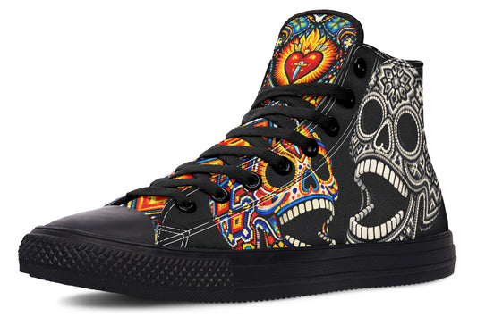 Huichol High Tops ( Black or White Sole )