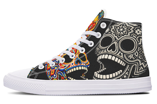 Huichol High Tops ( Black or White Sole )