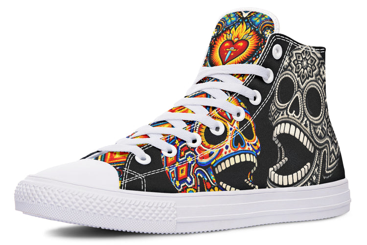 Huichol High Tops ( Black or White Sole )