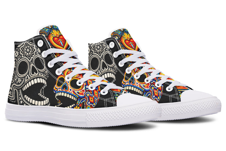Huichol High Tops ( Black or White Sole )