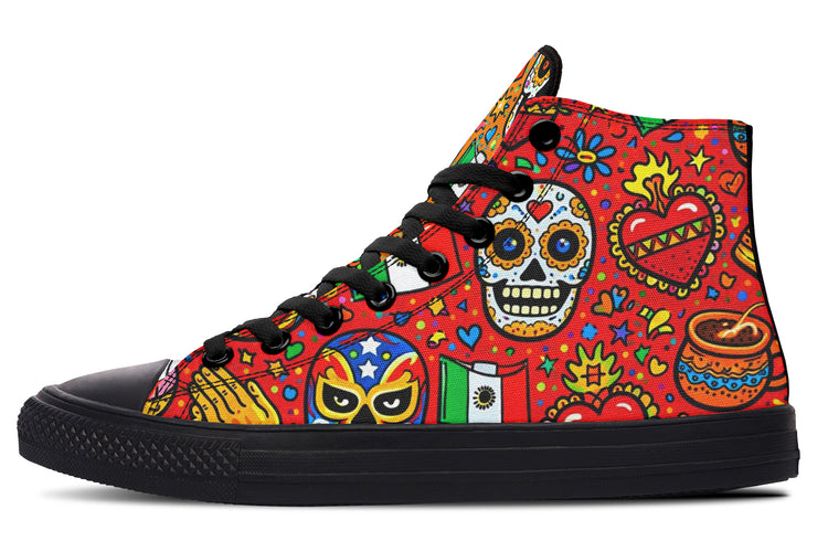 Trucha Lucha High Tops ( Black or White Sole )