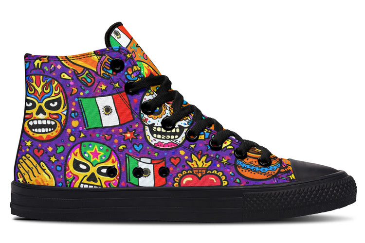 Trucha Lucha High Tops ( Black or White Sole )