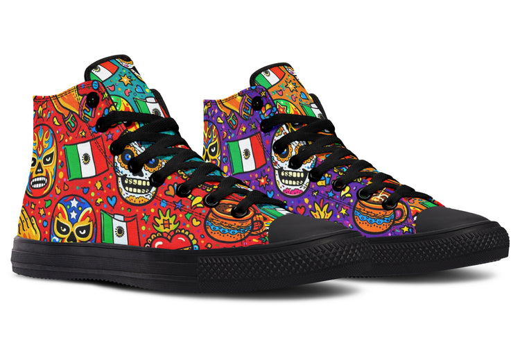 Trucha Lucha High Tops ( Black or White Sole )