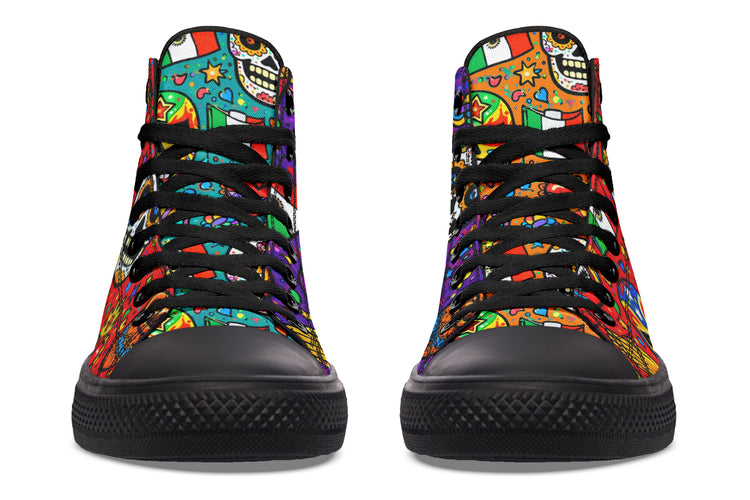 Trucha Lucha High Tops ( Black or White Sole )