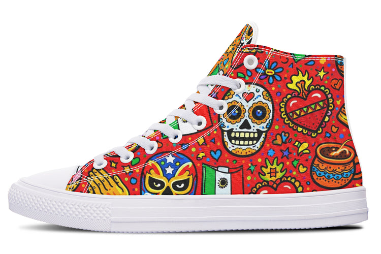 Trucha Lucha High Tops ( Black or White Sole )