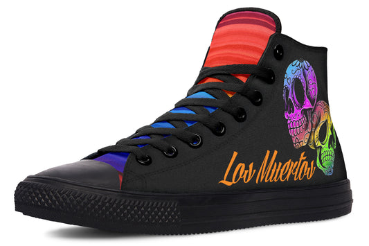 Los Muertos High Tops ( Black or White Sole )