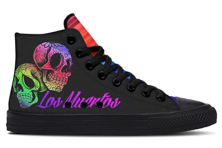 Los Muertos High Tops ( Black or White Sole )