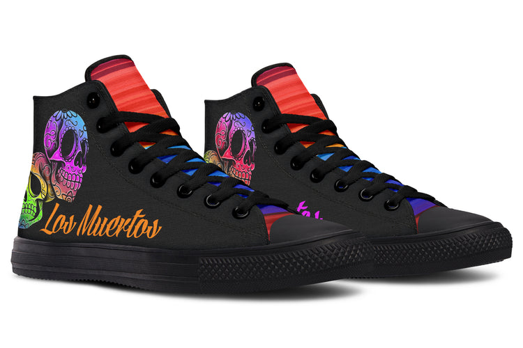 Los Muertos High Tops ( Black or White Sole )