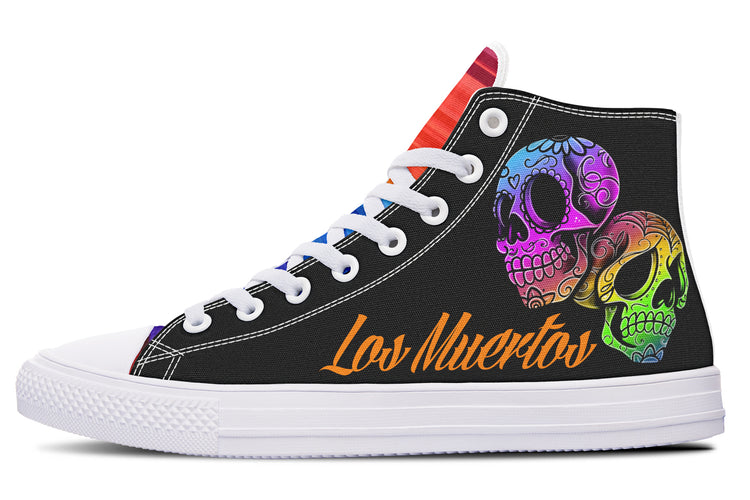 Los Muertos High Tops ( Black or White Sole )