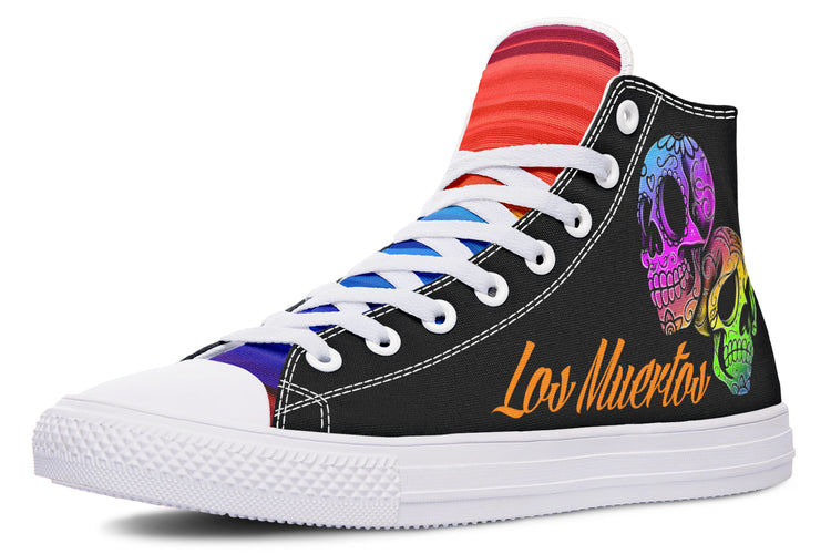 Los Muertos High Tops ( Black or White Sole )