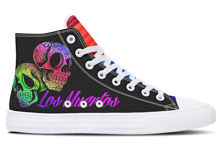 Los Muertos High Tops ( Black or White Sole )