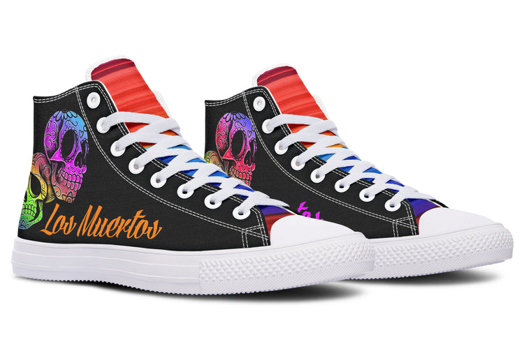 Los Muertos High Tops ( Black or White Sole )