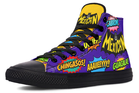 Mexibat High Tops ( Black or White Sole )