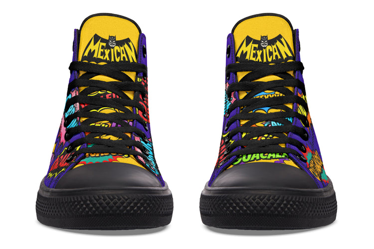 Mexibat High Tops ( Black or White Sole )