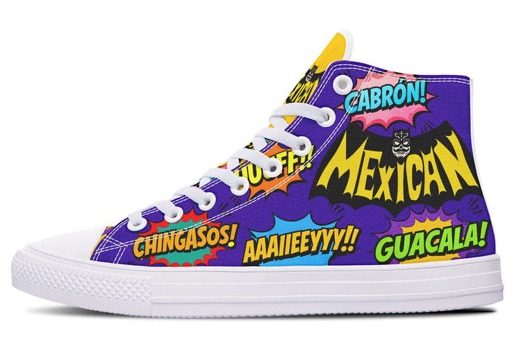 Mexibat High Tops ( Black or White Sole )