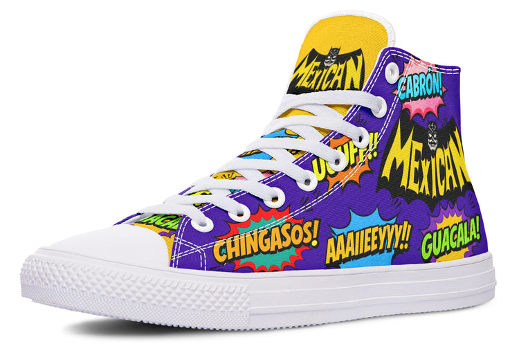 Mexibat High Tops ( Black or White Sole )