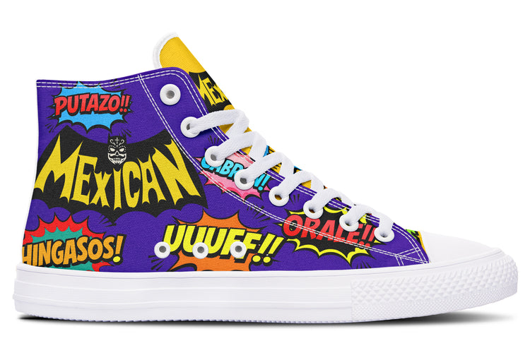 Mexibat High Tops ( Black or White Sole )