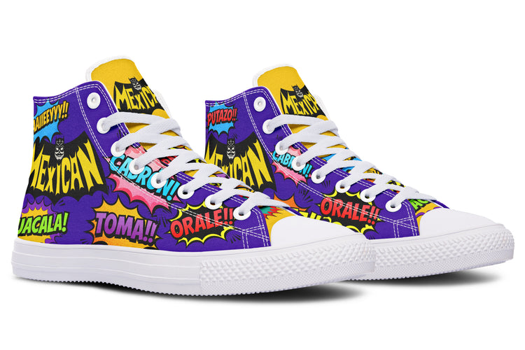 Mexibat High Tops ( Black or White Sole )