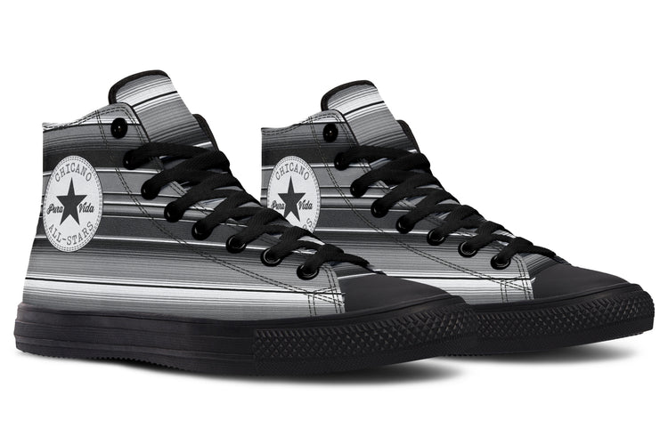 Monochrome Serape High Tops ( Black or White Sole )