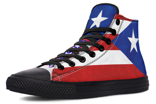 Puerto Rico High Tops ( Black or White Sole )
